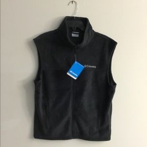 men's columbia flattop ridge fleece vest